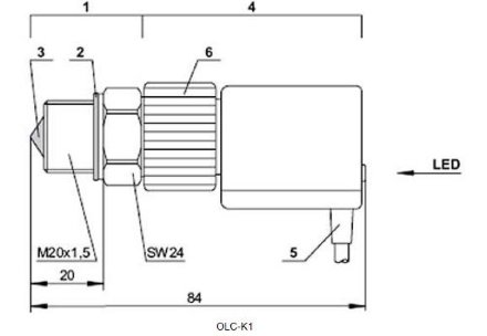 Реле контроля уровня масла OLC-K1 к компрессору BITZER 4PES-15.F4Y Bitzer Реле контроля уровня масла OLC-K1 к компрессору BITZER 4PES-15.F4Y Bitzer