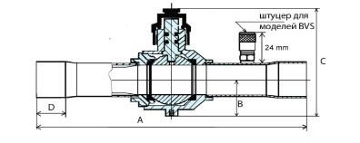 Вентиль шаровой BVE 118 Alco Controls