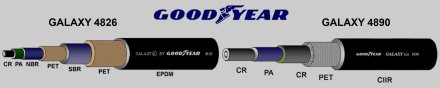 Шланг для автокондиционера Goodyear Galaxy 4890 G12 (16 мм - 5/8")