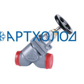 Обратно-запорный клапан SCV-S DN32 прямоточный (Комплектация с защитным алюминиевым колпачком) 