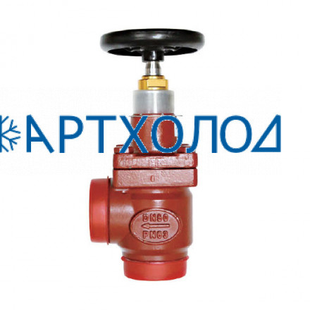 Обратно-запорный клапан SCV-HA DN80 63 бар, угловой (комплектация с маховиком) Dofun